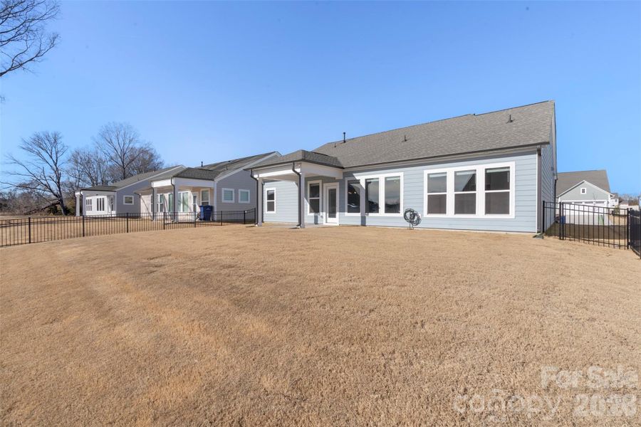 Exterior details and patio area of a home in Encore at Harmony, Harrisburg (Image 25).