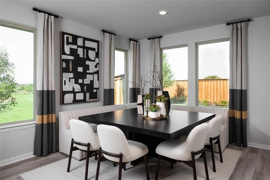Furnished interior view inside a new home in Valencia On The Lake, Little Elm (Image 10).