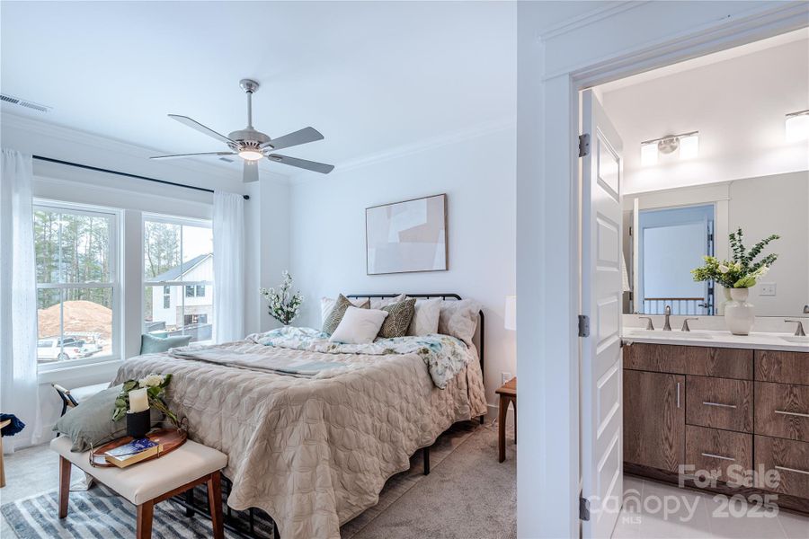 Furnished interior view inside a new home in , Asheville (Image 4).