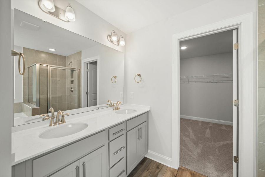 Furnished interior view inside a new home in Cottages at Piper Village, Trinity (Image 13).