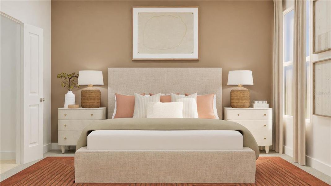 Furnished interior view inside a new home in Meadow Pointe: Classic Collection, Groveland (Image 21).