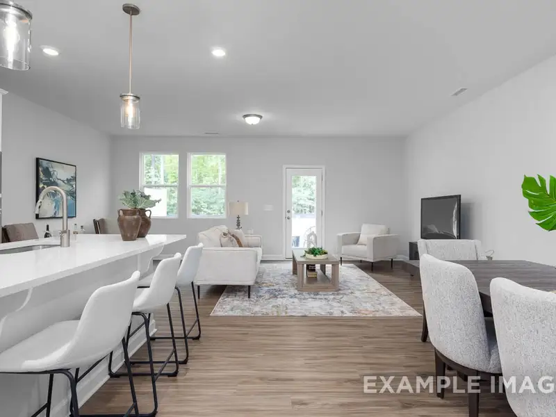 Furnished interior view inside a new home in Gregory Village Townhomes, Lillington (Image 4).