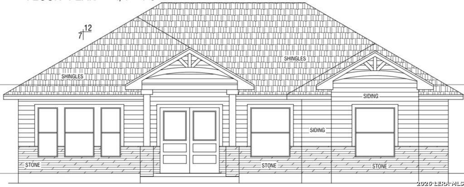 Exterior rendering of this home design in , Eagle Pass, TX (Image 2). Exterior rendering of this home design in , Eagle Pass, TX (Image 2).