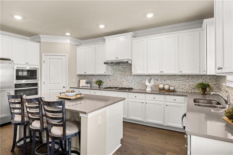 Furnished interior view inside a new home in Etowah Landing, Ball Ground (Image 4).