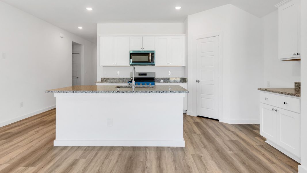 Furnished interior view inside a new home in Everest Heights, Lubbock (Image 8). Furnished interior view inside a new home in Everest Heights, Lubbock (Image 8).