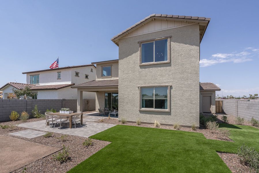 Backyard | Christopher | Marlowe | New Homes in Glendale, AZ | Landsea Homes