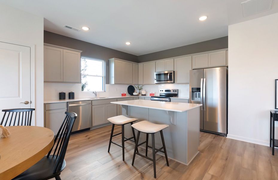 Furnished interior view inside a new home in Highlands of Carter's Station, Columbia (Image 14). Furnished interior view inside a new home in Highlands of Carter's Station, Columbia (Image 14).