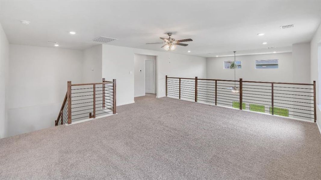 Spacious, unfurnished interior of a new home in The Landing at Hidden Lakes, McKinney (Image 17). Spacious, unfurnished interior of a new home in The Landing at Hidden Lakes, McKinney (Image 17).