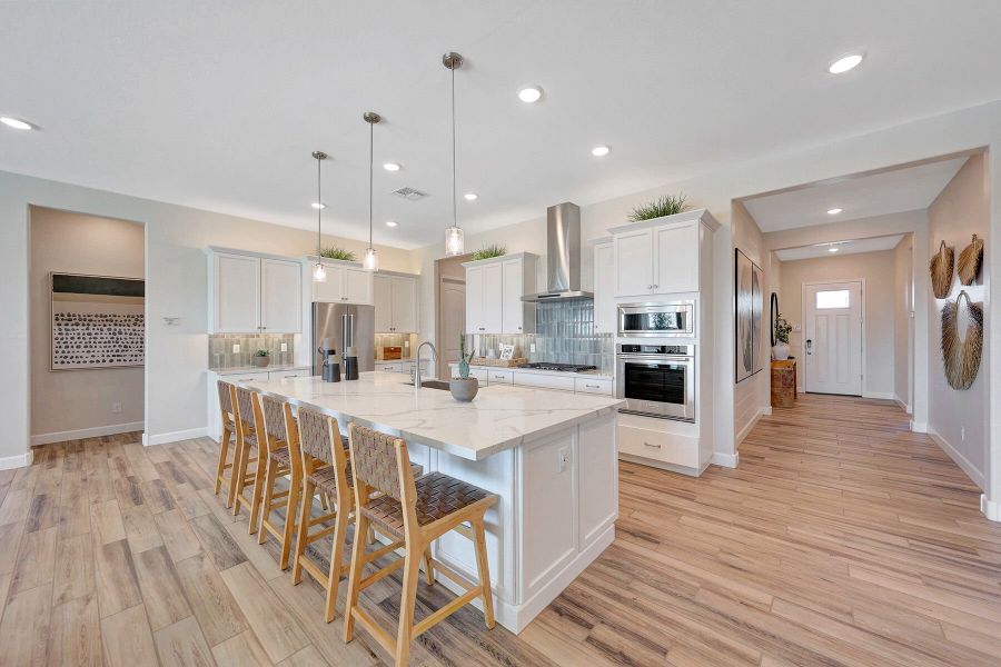 Representative furnished interior of a home built from the Crimson by Mattamy Homes in Miravida, Surprise (Image 17).