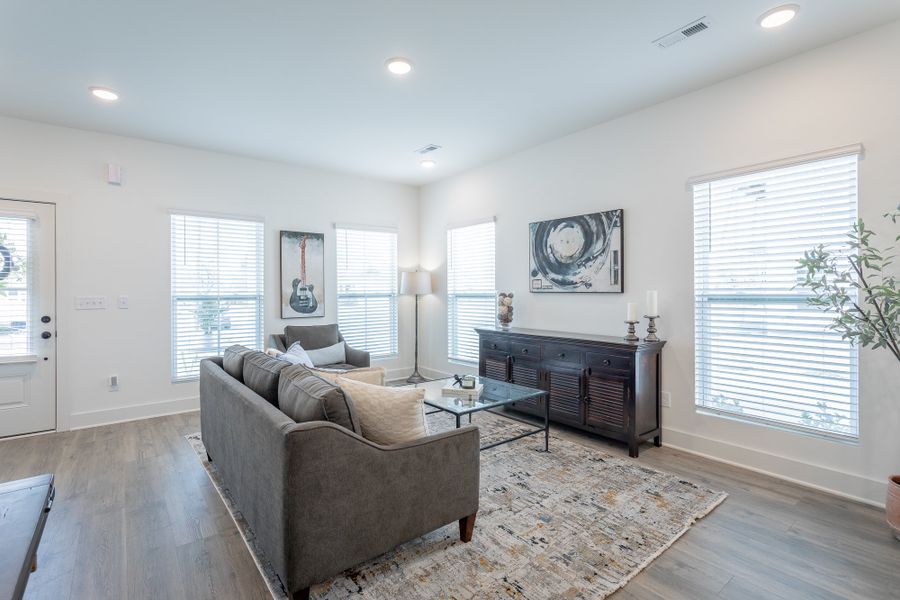 Representative furnished interior of a home built from the Annapolis - Mill Town by Parkside Builders in The Parks of Mill Town, Chattanooga (Image 7).