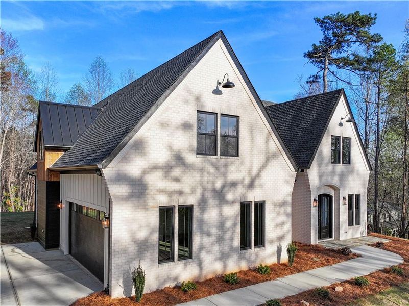 Front exterior of a new home in , Gainesville, GA, highlighting curb appeal (Image 37).