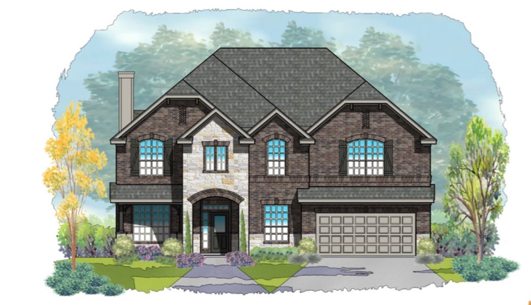 Representative rendering of the exterior for the Fort Worth by Steve Klein Custom Builder (Image 2). Representative rendering of the exterior for the Fort Worth by Steve Klein Custom Builder (Image 2).