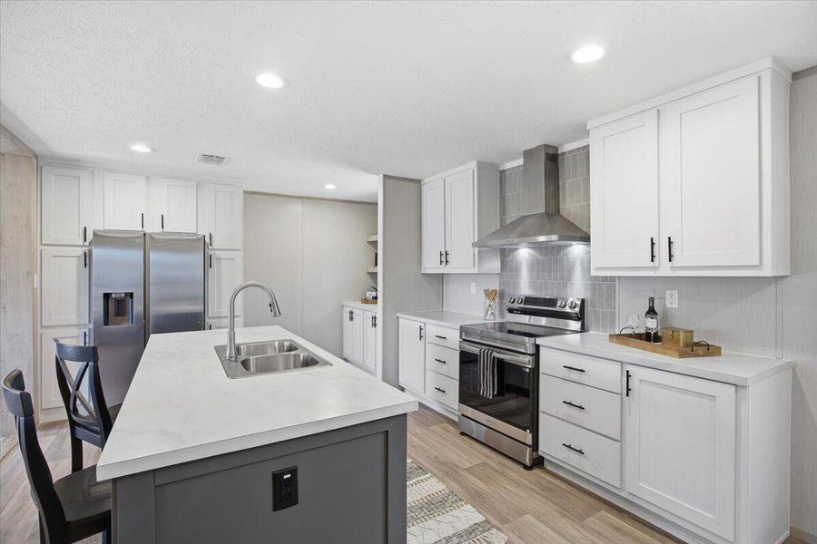 Furnished interior view inside a new home in , Cross (Image 27). Furnished interior view inside a new home in , Cross (Image 27).