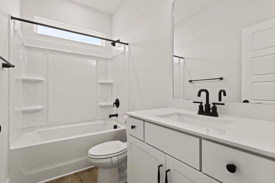 Furnished interior view inside a new home in Founders Club, Moore (Image 7).