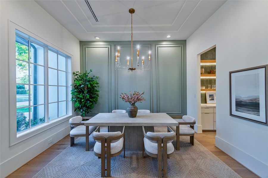 Furnished interior view inside a new home in , Houston (Image 29).