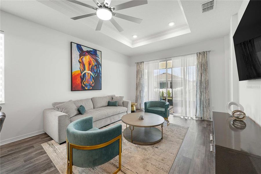 Furnished interior view inside a new home in , Ocala (Image 11).