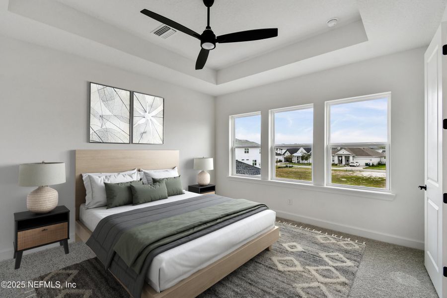 Furnished interior view inside a new home in Seven Pines 40' Front Entry, Jacksonville (Image 5). Furnished interior view inside a new home in Seven Pines 40' Front Entry, Jacksonville (Image 5).