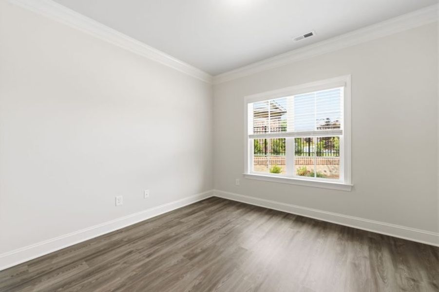Spacious, unfurnished interior of a new home in Weybridge, Burlington (Image 40). Spacious, unfurnished interior of a new home in Weybridge, Burlington (Image 40).