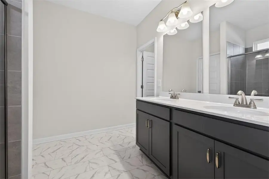 Furnished interior view inside a new home in Franklin Manor, Lawrenceville (Image 10). Furnished interior view inside a new home in Franklin Manor, Lawrenceville (Image 10).