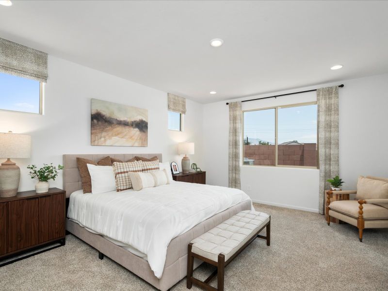 Furnished interior view inside a new home in Summerstone II, Marana (Image 8). Furnished interior view inside a new home in Summerstone II, Marana (Image 8).