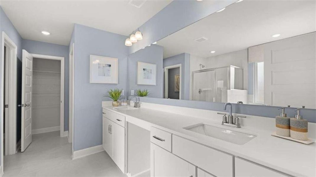 Furnished interior view inside a new home in Evergreen Crossing, Locust Grove (Image 33).