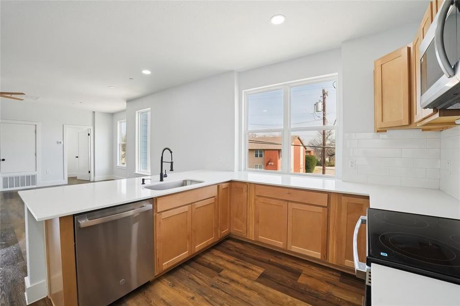 Furnished interior view inside a new home in , Denton (Image 8).