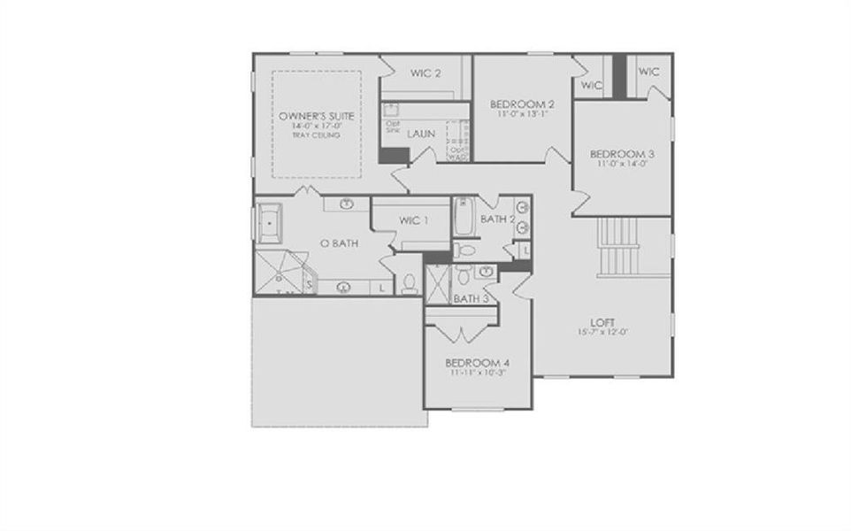 2D floor plan layout of this home in Silverwood, Cumming, GA (Image 4). 2D floor plan layout of this home in Silverwood, Cumming, GA (Image 4).