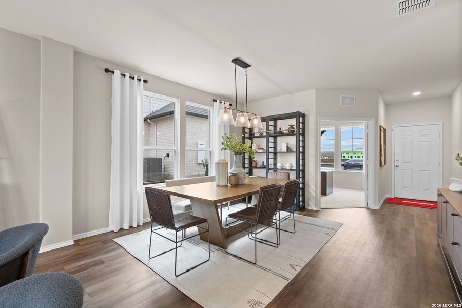 Furnished interior view inside a new home in , Boerne (Image 14).