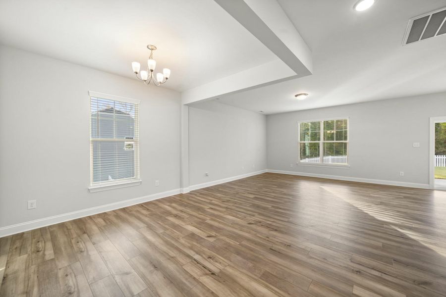 Spacious, unfurnished interior of a new home in Cottages at Piper Village, Trinity (Image 19).