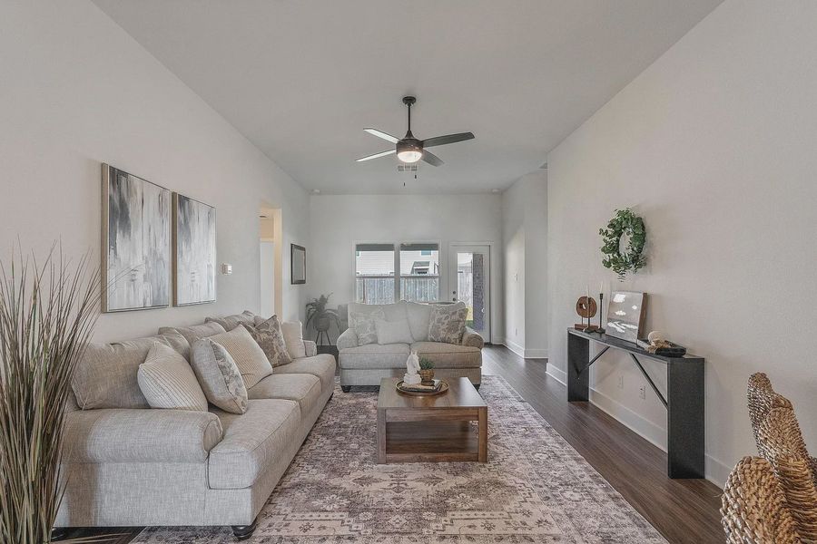 Furnished interior view inside a new home in Grand Oaks Reserve, Cleveland (Image 9).