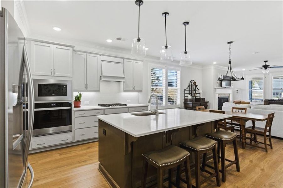 Furnished interior view inside a new home in , Canton (Image 11). Furnished interior view inside a new home in , Canton (Image 11).