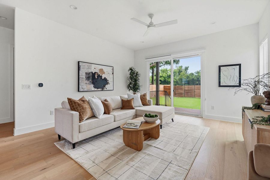 Furnished interior view inside a new home in , Austin (Image 5).
