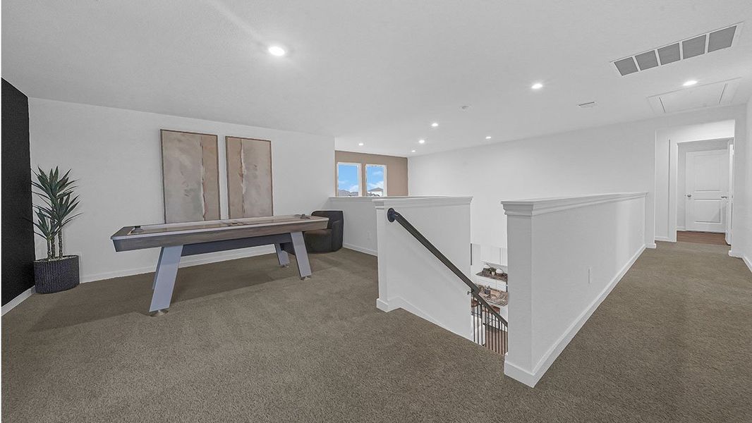 Furnished interior view inside a new home in Evergreen, Rosenberg (Image 13).
