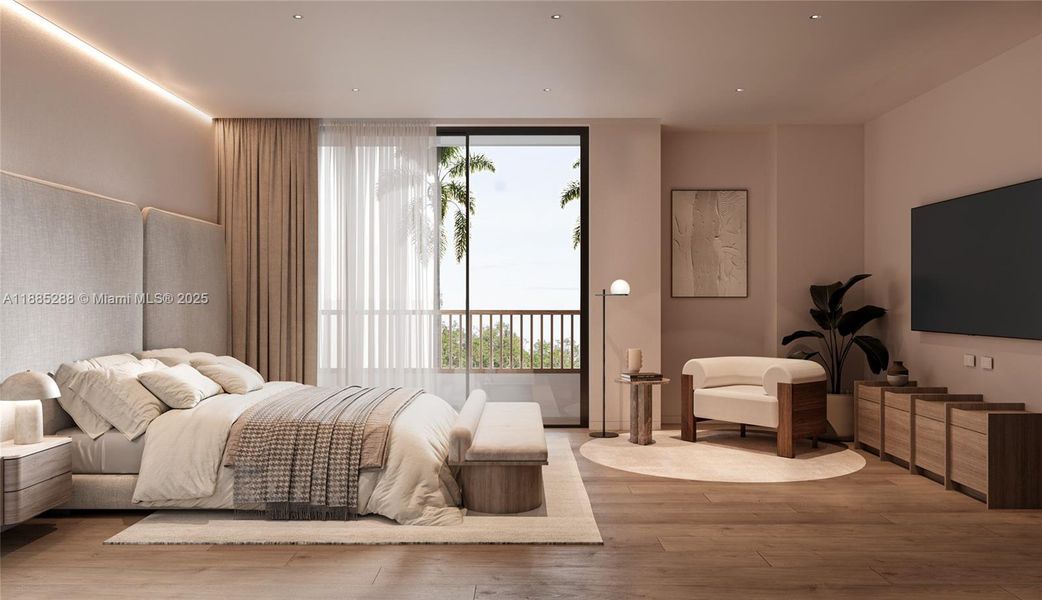 Furnished interior view inside a new home in , Miami (Image 3). Furnished interior view inside a new home in , Miami (Image 3).