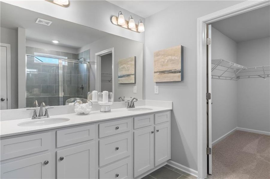 Furnished interior view inside a new home in Abbotts Crossing, Conyers (Image 26).