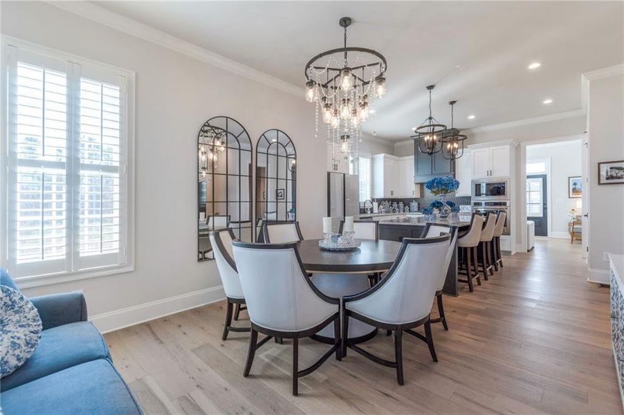 Furnished interior view inside a new home in , Dacula (Image 11).