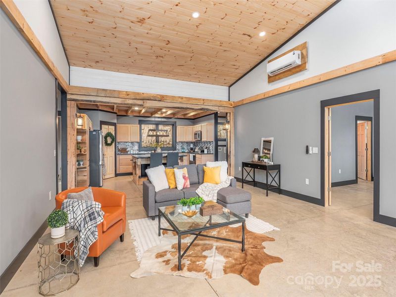 Furnished interior view inside a new home in , Waynesville (Image 6).