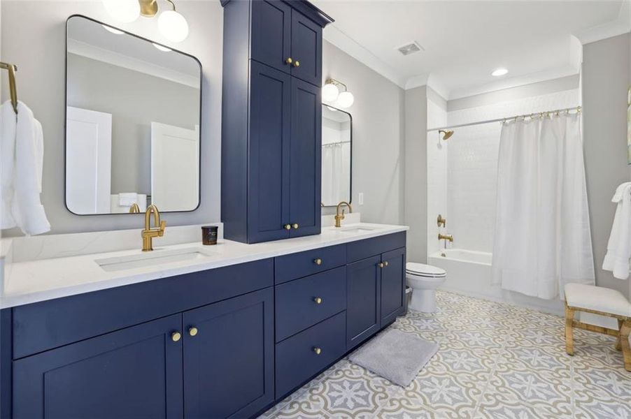 Furnished interior view inside a new home in , Brookhaven (Image 17).