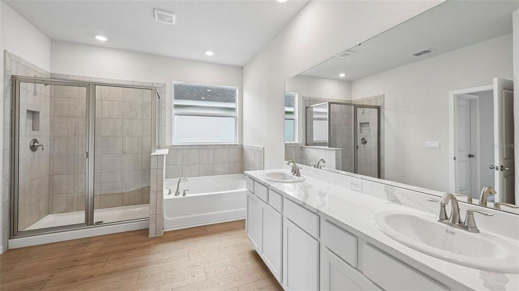 Furnished interior view inside a new home in Oakfield Trails, Parrish (Image 8).