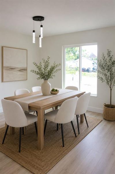 Furnished interior view inside a new home in , Ocala (Image 10).