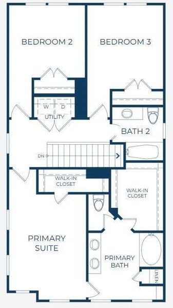 2D floor plan layout of this home in , Houston, TX (Image 3).