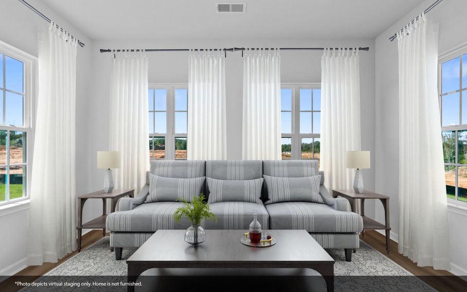 Furnished interior view inside a new home in Fieldstone, Lexington (Image 9).