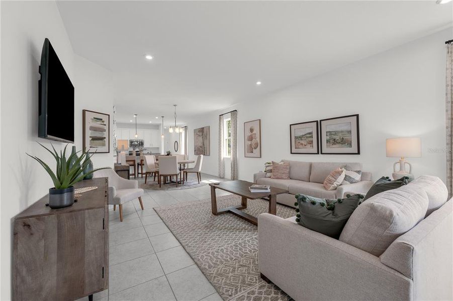 Furnished interior view inside a new home in Watermark, Cocoa (Image 20).