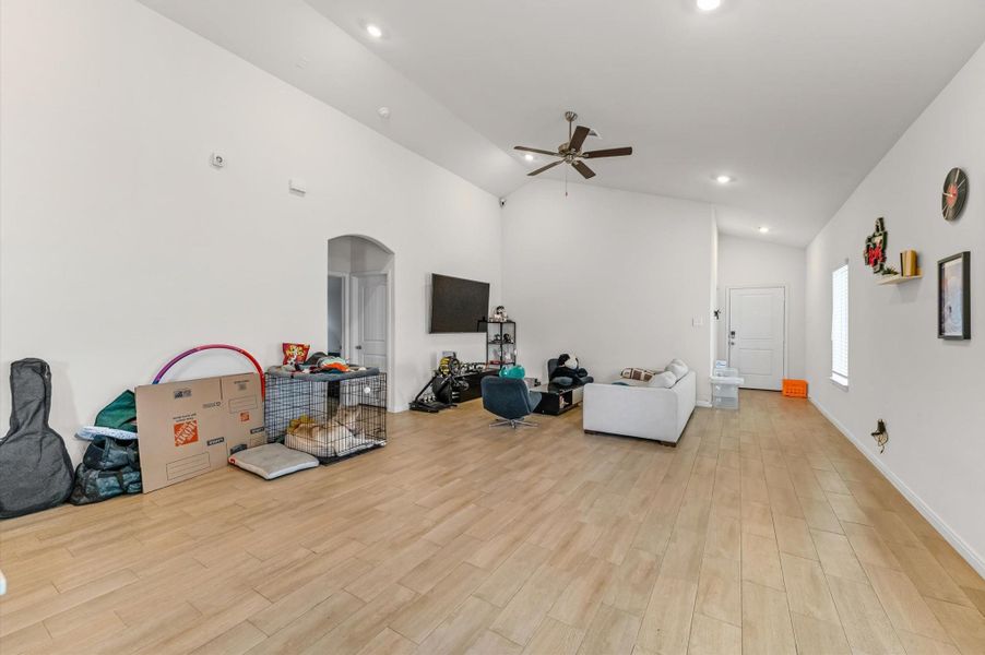 Furnished interior view inside a new home in Cypress Oaks North, Cypress (Image 12).