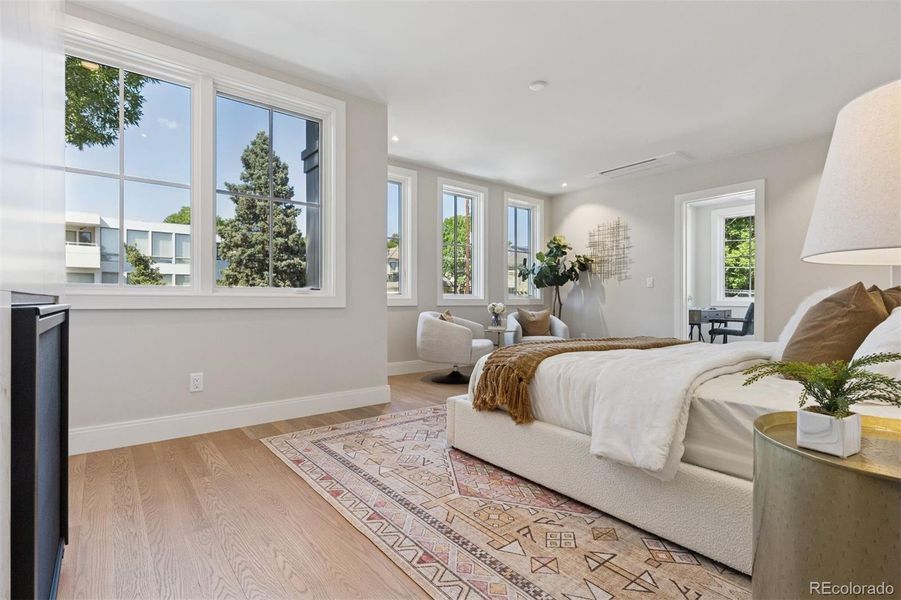 Furnished interior view inside a new home in , Denver (Image 25).