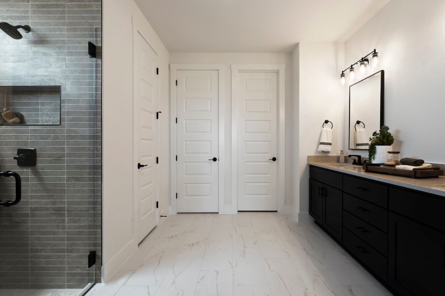 Furnished interior view inside a new home in Lagos Reserve, Manor (Image 36).