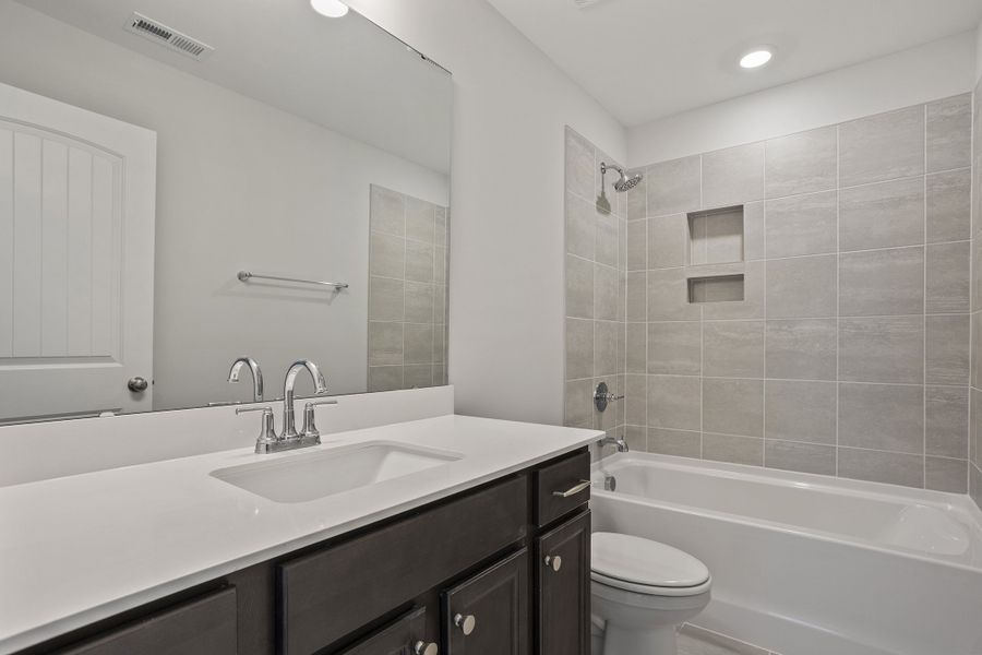 Furnished interior view inside a new home in Georgias Landing, Raleigh (Image 18).