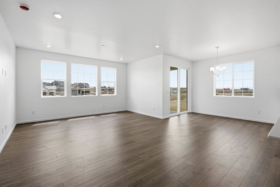 Spacious, unfurnished interior of a new home in The Town Collection at Independence, Elizabeth (Image 16). Spacious, unfurnished interior of a new home in The Town Collection at Independence, Elizabeth (Image 16).