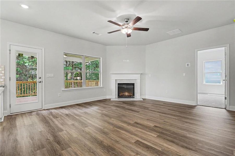Spacious, unfurnished interior of a new home in Magnolia Villas, Cornelia (Image 24). Spacious, unfurnished interior of a new home in Magnolia Villas, Cornelia (Image 24).