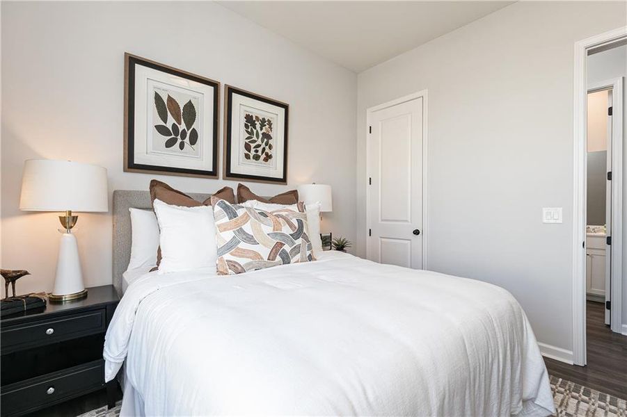 Furnished interior view inside a new home in , Powder Springs (Image 24).